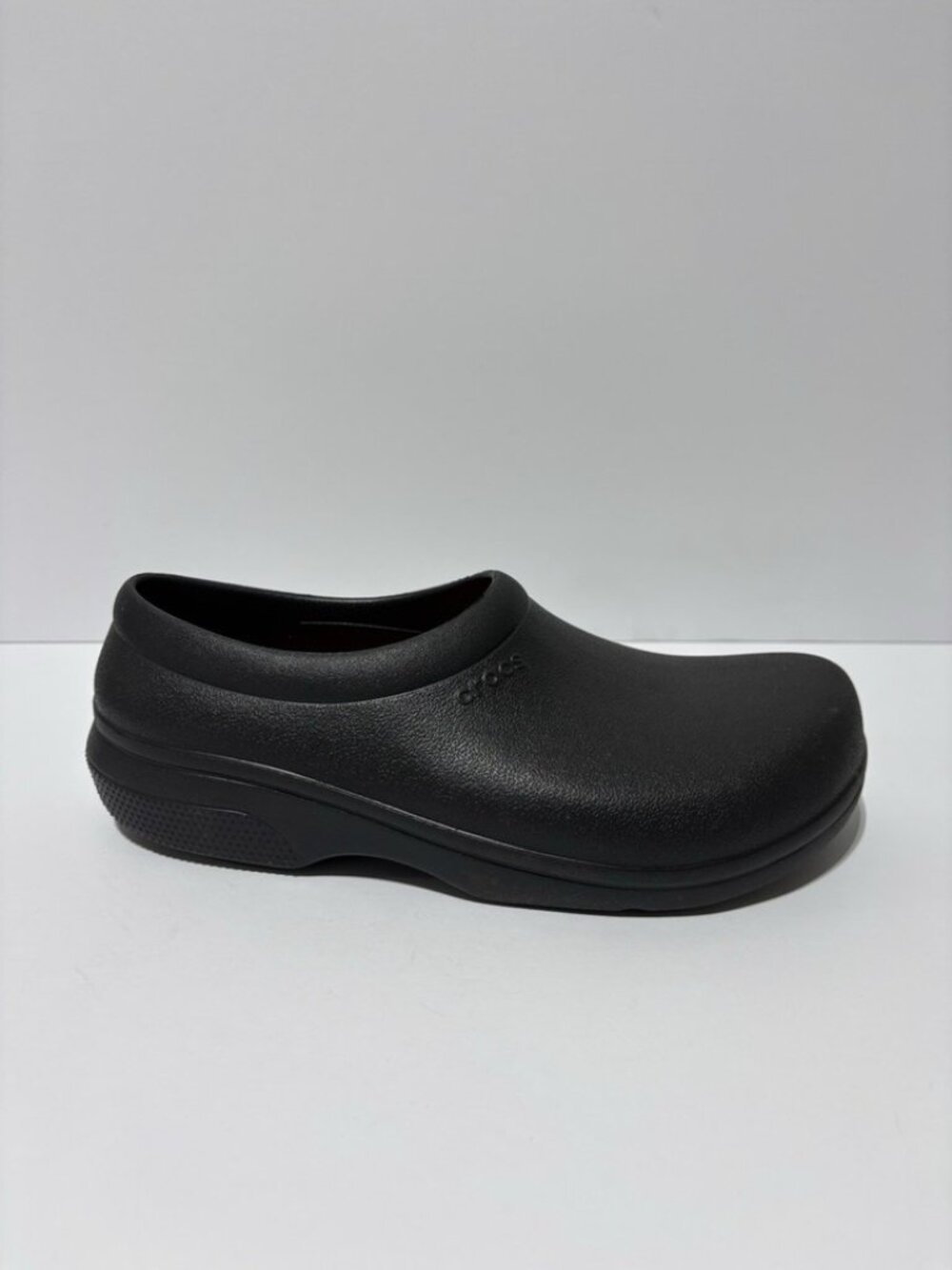 Crocs Women’s On The Clock Black Work Clogs, Size 11 M